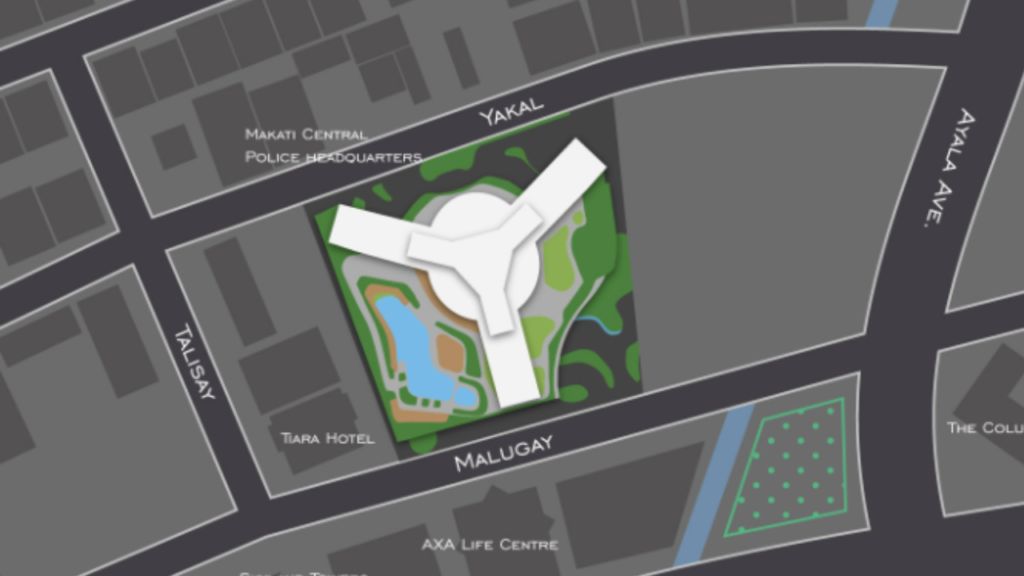 the rise makati map