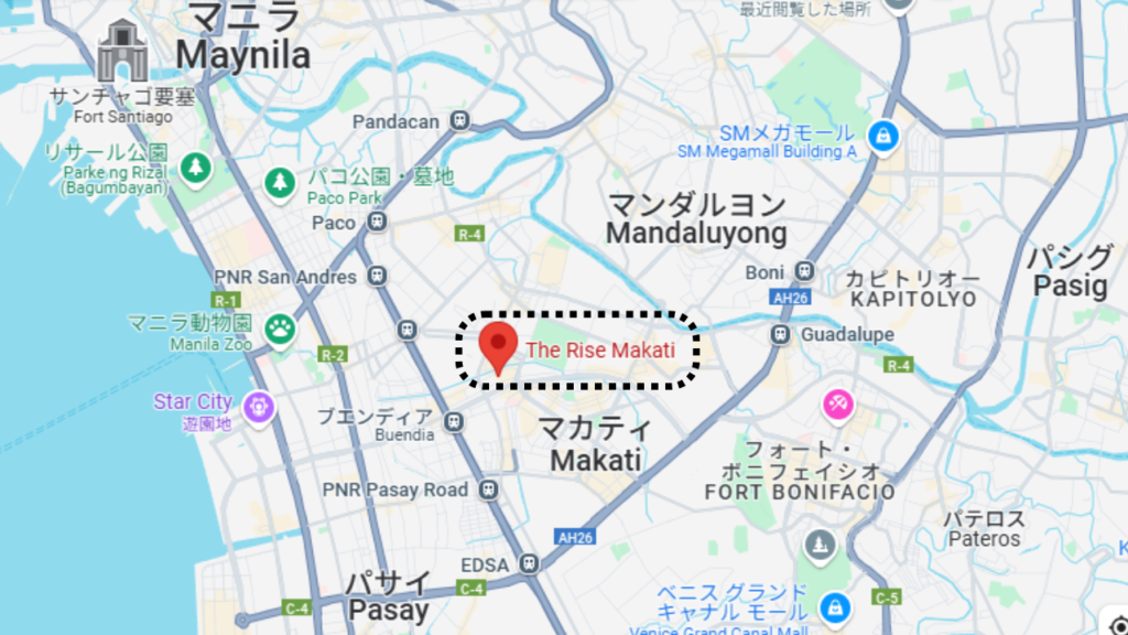 the rise makati map2