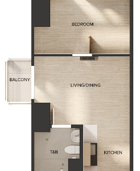Avida 1Bed room 38㎡