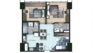 One uptown residence ２ Bed room 68.6㎡