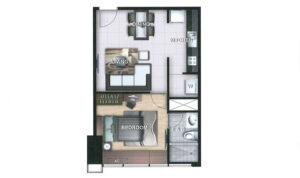 One uptown residence excutive 1 Bed room 45.6㎡